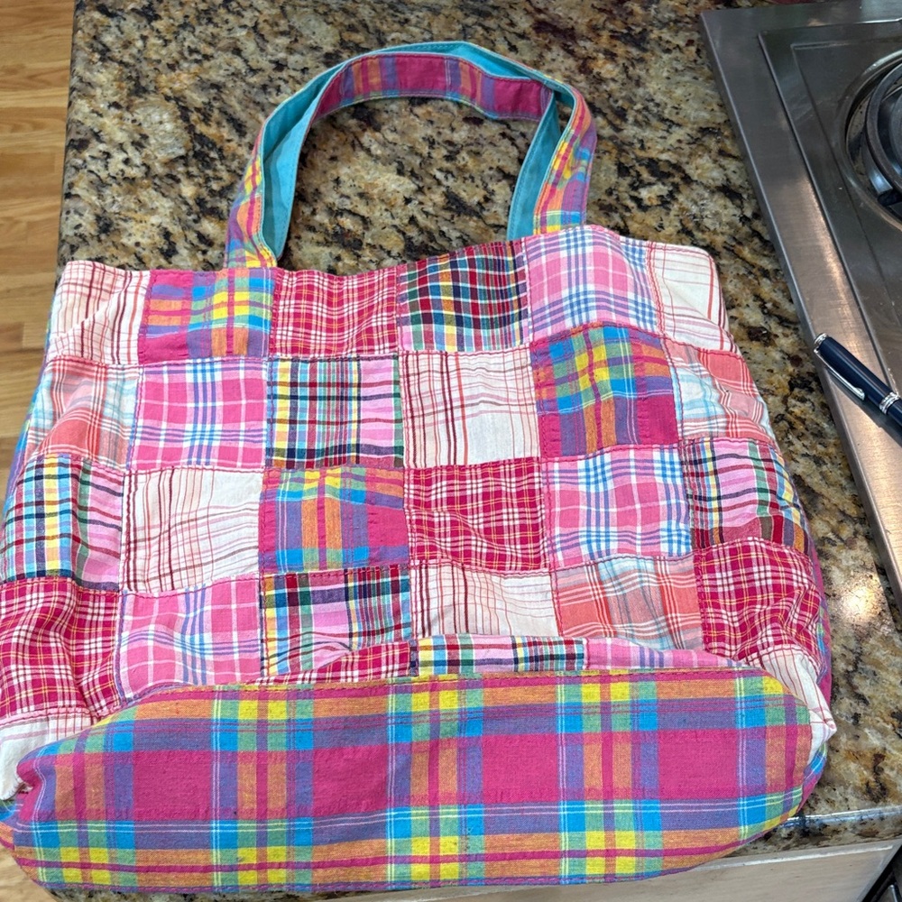 Colorful Patchwork Tote Bag